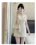 輕奢無袖洋裝