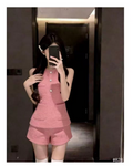 粉色簡約套裝